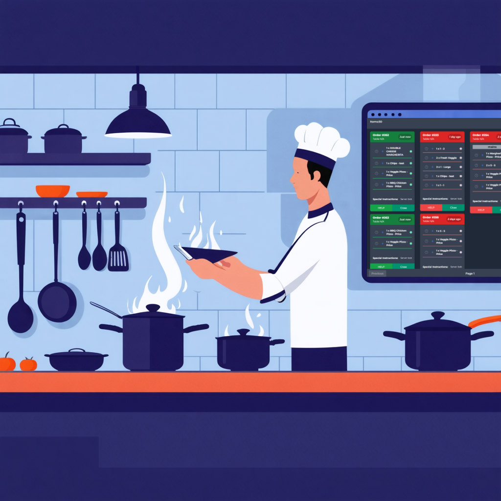 Kitchen display screen EPOS